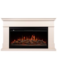 Каминокомплект Калифорния 40 молочный (портал California 40 + очаг Aurora RTFP/P-AR40LS)