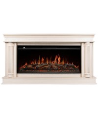 Каминокомплект Олимпия 40 слоновая кость (портал Olympia + очаг Aurora RTFP/P-AR40LS)