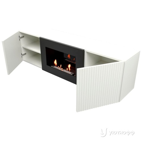 Напольный подвесной биокамин Firelight BFP/P-1400L W
