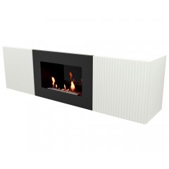 Тумба с биокамином Firelight BFP/P-1400L W