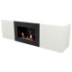 Напольный подвесной биокамин Firelight BFP/P-1400L W