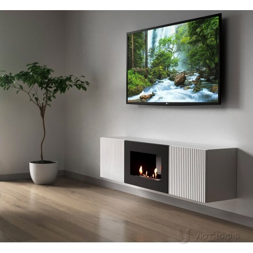 Напольный подвесной биокамин Firelight BFP/P-1400L W