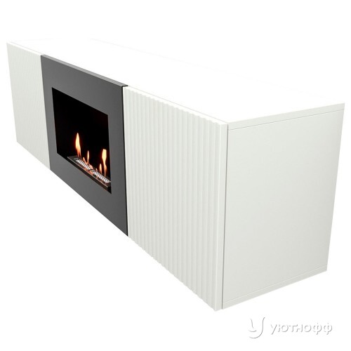 Напольный подвесной биокамин Firelight BFP/P-1400L W