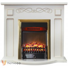 Каминокомплект Аспен (портал InterFlame Aspen WT + очаг Fobos / Majestic)