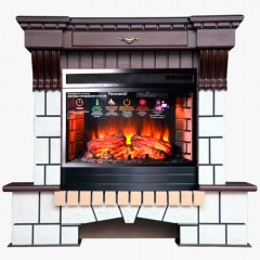 Каминокомплект Экстерион (портал Exterion + очаг Panoramic 25 LED FX)