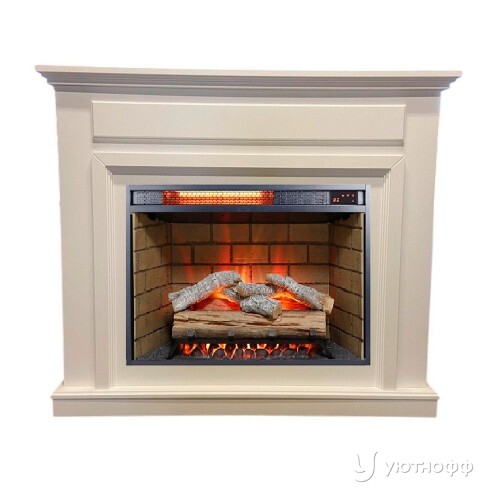 Электрокамин Берг с широким очагом Antares 26 LED