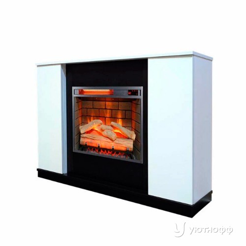 Электрокамин Джанго с широким очагом Antares 23 LED