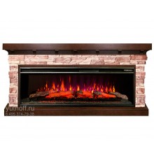 Каминокомплект Флагстоун 50 (портал InterFlame Flagstone + очаг Freespace 50 LED FX QZ)