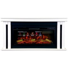 Каминокомплект Квинт 40 белый (портал Kvint + очаг Freespace 40 LED FX QZ)