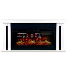 Каминокомплект Квинт 40 белый (портал Kvint + очаг Freespace 40 LED FX QZ)