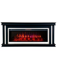 Каминокомплект Квинт 50 черный (портал InterFlame Kvint + очаг Freespace 50 LED FX QZ)