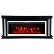 Каминокомплект Квинт 50 черный (портал InterFlame Kvint + очаг Freespace 50 LED FX QZ)