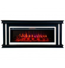 Каминокомплект Квинт 50 черный (портал InterFlame Kvint + очаг Freespace 50 LED FX QZ)