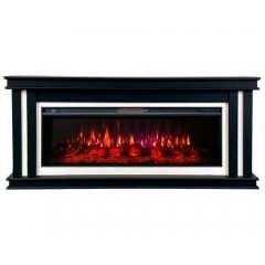 Каминокомплект Квинт 50 черный (портал InterFlame Kvint + очаг Freespace 50 LED FX QZ)