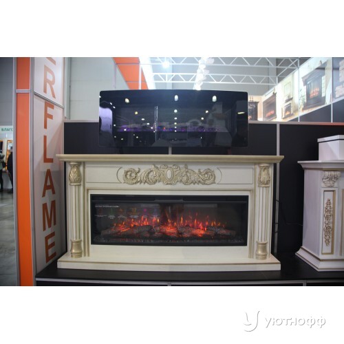 Электрокамин Лорд с широким очагом Фриспейс 50