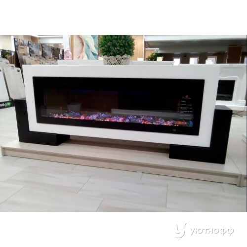 Электрокамин Норман с широким очагом Фриспейс 70