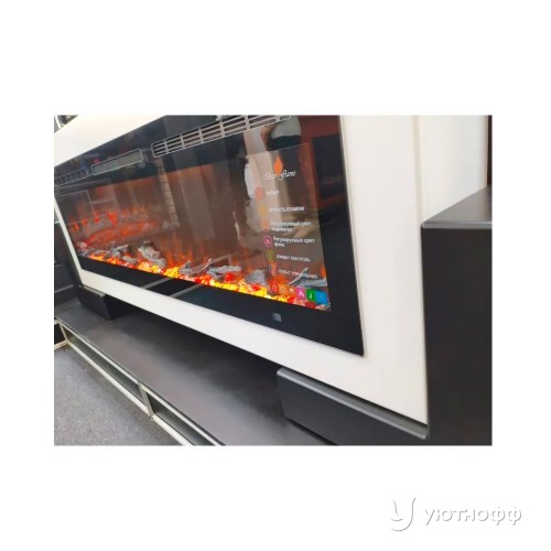 Электрокамин Норман с широким очагом Фриспейс 70