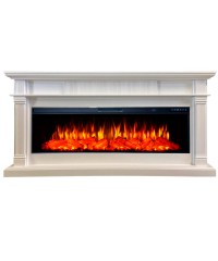 Каминокомплект Принстон 60 белый (портал Prinston + очаг Freespace 60 LED FX QZ)
