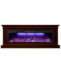 Каминокомплект Стаффорд 55 темный дуб (портал Stafford + очаг Freespace 55)