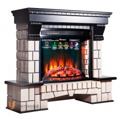 Каминокомплект Экстер 28 (портал InterFlame Exter + очаг Panoramic 28 LED FX)