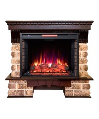 Каминокомплект Экстер Кавказ 33 (портал InterFlame Exter Kavkaz + очаг Antares 33 LED FX QZ)