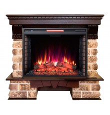 Каминокомплект Экстер Кавказ 33 (портал InterFlame Exter Kavkaz + очаг Antares 33 LED FX QZ)