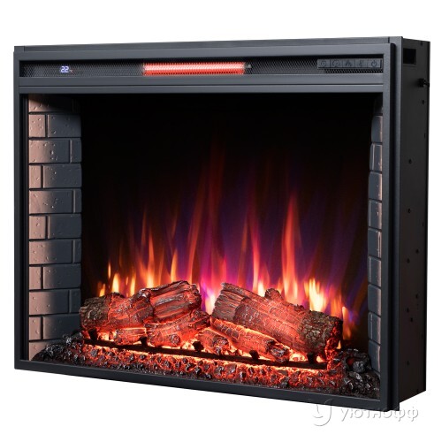 Электроочаг Антарес 33 со звуком и кварцевым обогревом