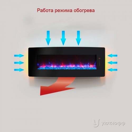 Электрический очаг Релакс 48 с разноцветной подсветкой Электрический очаг Релакс 48 с разноцветной подсветкой
