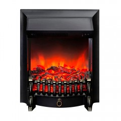 Электрокамин Fobos Lux Black (очаг Фобос с пультом)