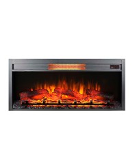 Электрокамин Foton 36 LED FX Quartz (с рамкой для наружной установки)