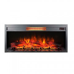 Электрокамин Foton 36 LED FX Quartz (с рамкой для наружной установки)