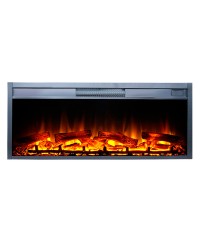 Электрокамин Foton 42 LED FX Quartz (с рамкой для наружной установки)