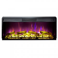 Электрокамин InterFlame Foton 42 LED FX Quartz (разноцветное пламя)