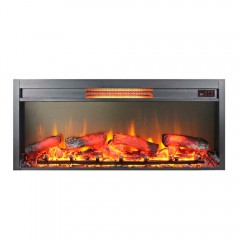 Электрокамин Foton 42 LED FX Quartz (с рамкой для наружной установки)
