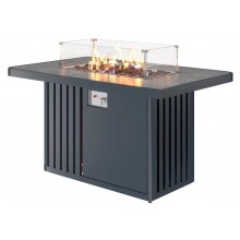 Уличный газовый камин Мерапи (серый)