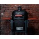 Угольный гриль Forno черный с пристольями и колесами