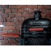 Угольный гриль Forno черный с пристольями и колесами
