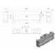 Газовая топка Kratki LEO/LP/200/G20 с пультом ДУ