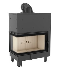 Каминная топка Kratki MBO LBS SG (топка Кратки MBO LBS SG 15 кВт левый угол)