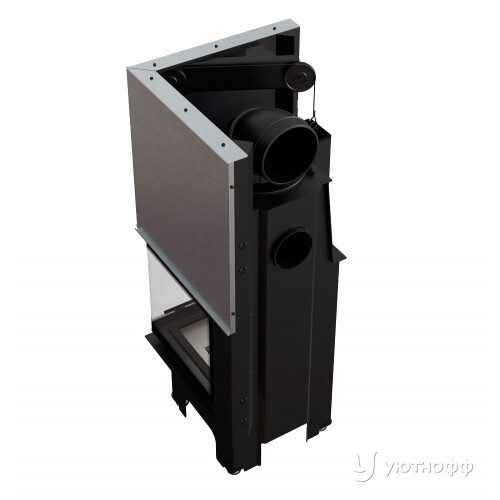 Каминная топка из стали VNP 480 / 480 правой угол Каминная топка из стали VNP 480 / 480 правой угол