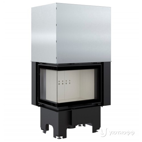 Каминная топка из стали VNL 610 / 430 левый угол Каминная топка из стали VNL 610 / 430 левый угол