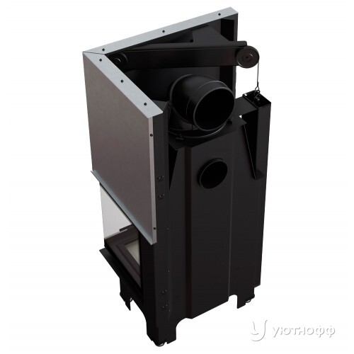 Каминная топка из стали VNP 610 / 430 правый угол Каминная топка из стали VNP 610 / 430 правый угол