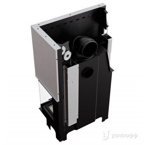 Каминная топка из стали VNP 810 / 410 правый угол Каминная топка из стали VNP 810 / 410 правый угол
