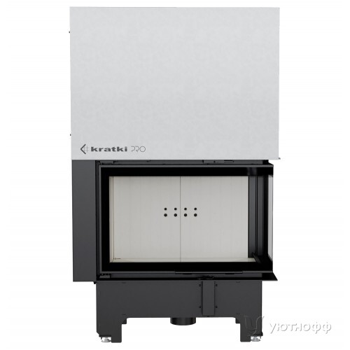 Каминная топка из стали VNP 810 / 410 правый угол Каминная топка из стали VNP 810 / 410 правый угол
