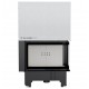 Каминная топка из стали VNP 810 / 410 правый угол