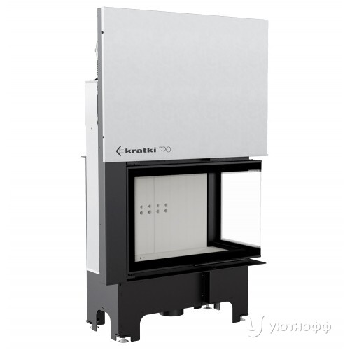Каминная топка из стали VNP 810 / 410 правый угол Каминная топка из стали VNP 810 / 410 правый угол