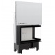 Каминная топка из стали VNP 810 / 410 правый угол