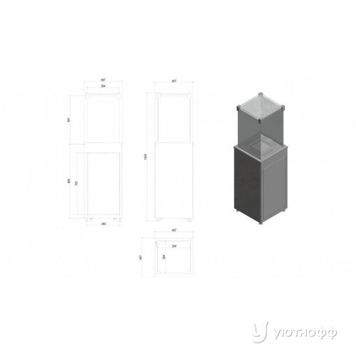 Обогреватель Kratki PATIO/M/G31/37MBAR/S с ручным управлением Обогреватель Kratki PATIO/M/G31/37MBAR/S с ручным управлением