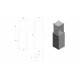 Обогреватель Kratki PATIO/M/G31/37MBAR/S с ручным управлением