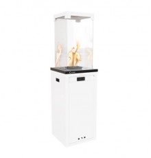 Уличный обогреватель Kratki PATIO/LIGHT белый с ручным управлением